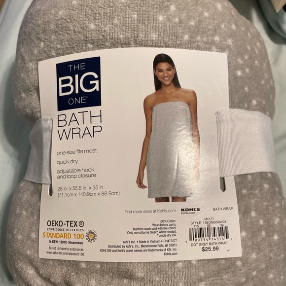 Kohl's Bath Bath Wrap Poshmark
